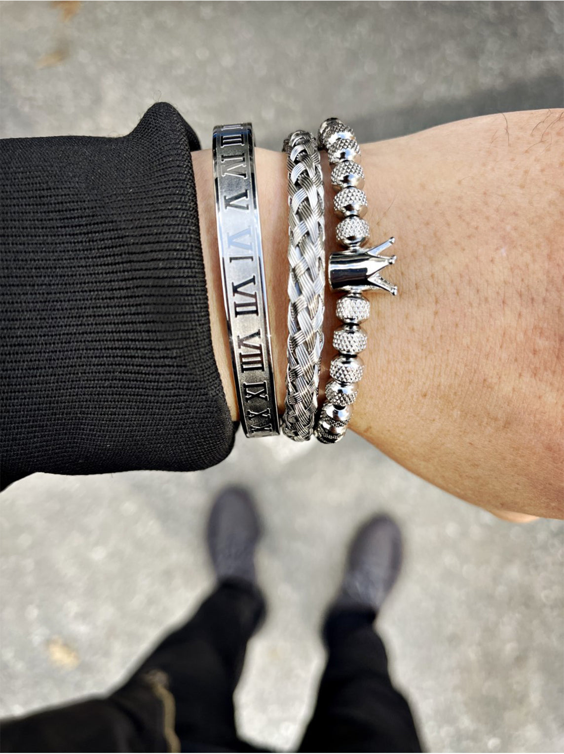 Royal crown bracelet set 2025