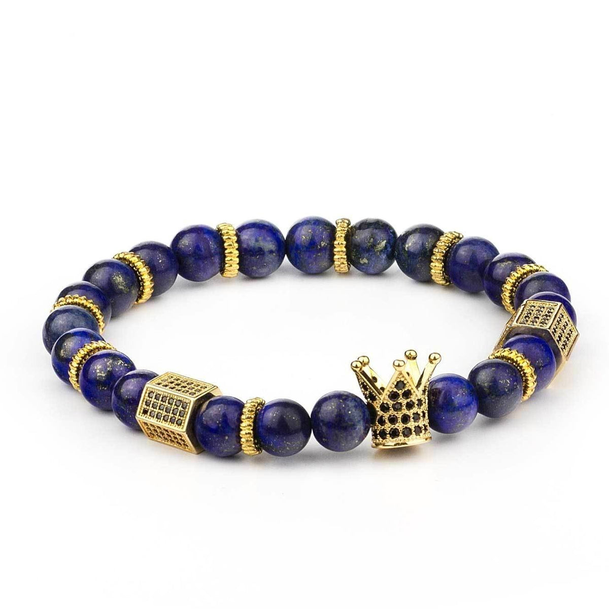 Lapis Lazuli Crown Bracelet