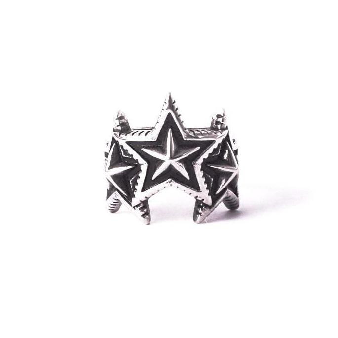 Triple Star 316L Steel Ring - ShopApes