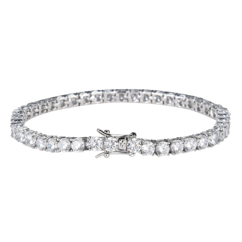 White Ice Tennis Bracelet