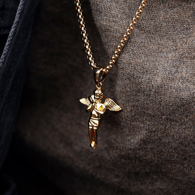 Micro Angel Necklace - GOLD