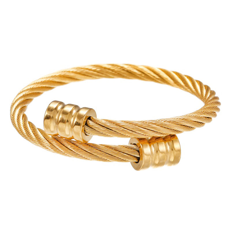 Golden Rope Round Bracelet